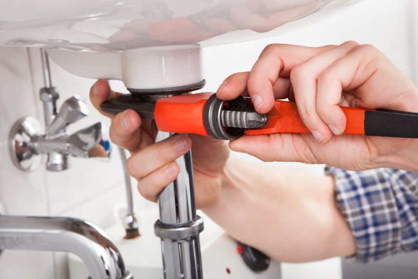 Minor bathroom sink repair.